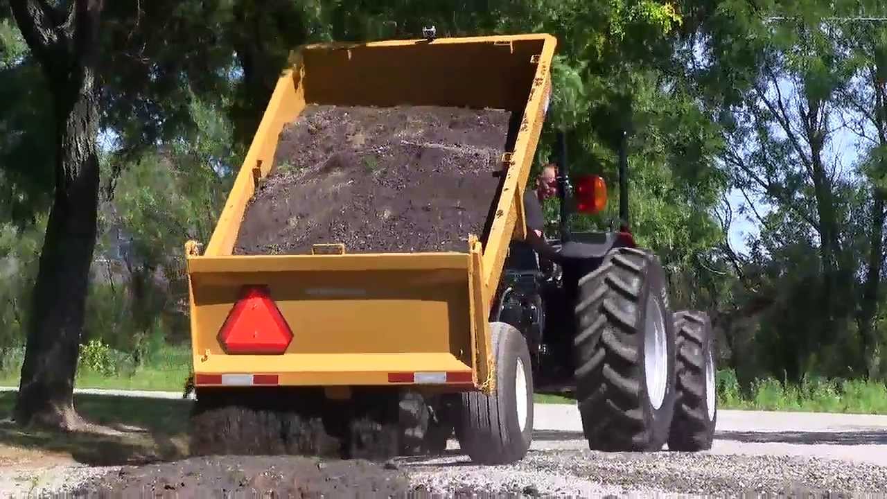 4 Ton Farm Dump / Construction Dump Trailer by Berkelmans Welding and Manufacturing Inc.
