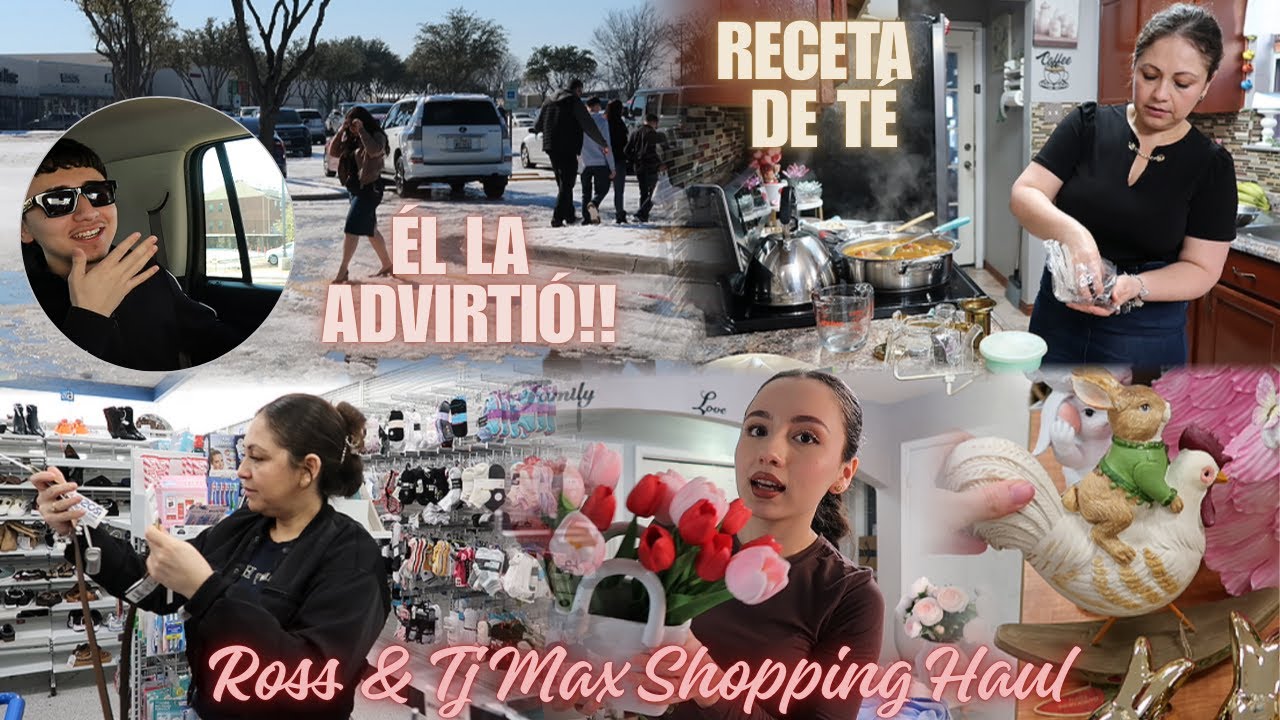NO PUEDO CREER QUE MI MAMÁ HIZO ESTO🫣🤦🏼‍♀️ RECETA DE EL TE MILAGROSO🥰 COMPRAS EN ROSS Y TJ MAX 🛍️😍