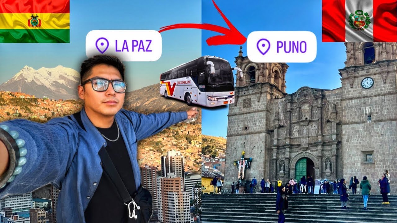 DE LA PAZ A PUNO | ASÍ ES VIAJAR desde BOLIVIA hasta PERÚ en BUS ¿Es barato? 🇵🇪🇧🇴