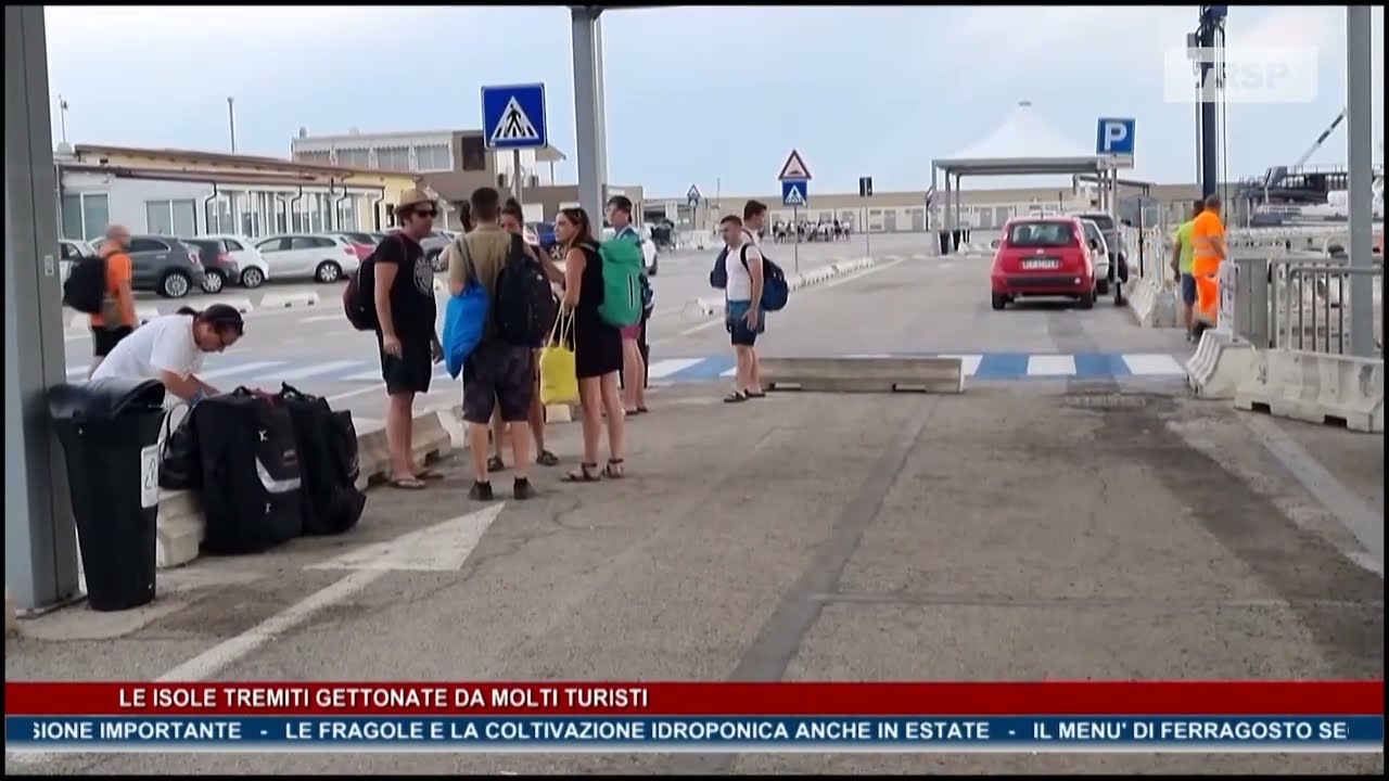 Le isole Tremiti gettonate da molti turisti - TRSP TG NEWS MOLISE DEL 15-08-25