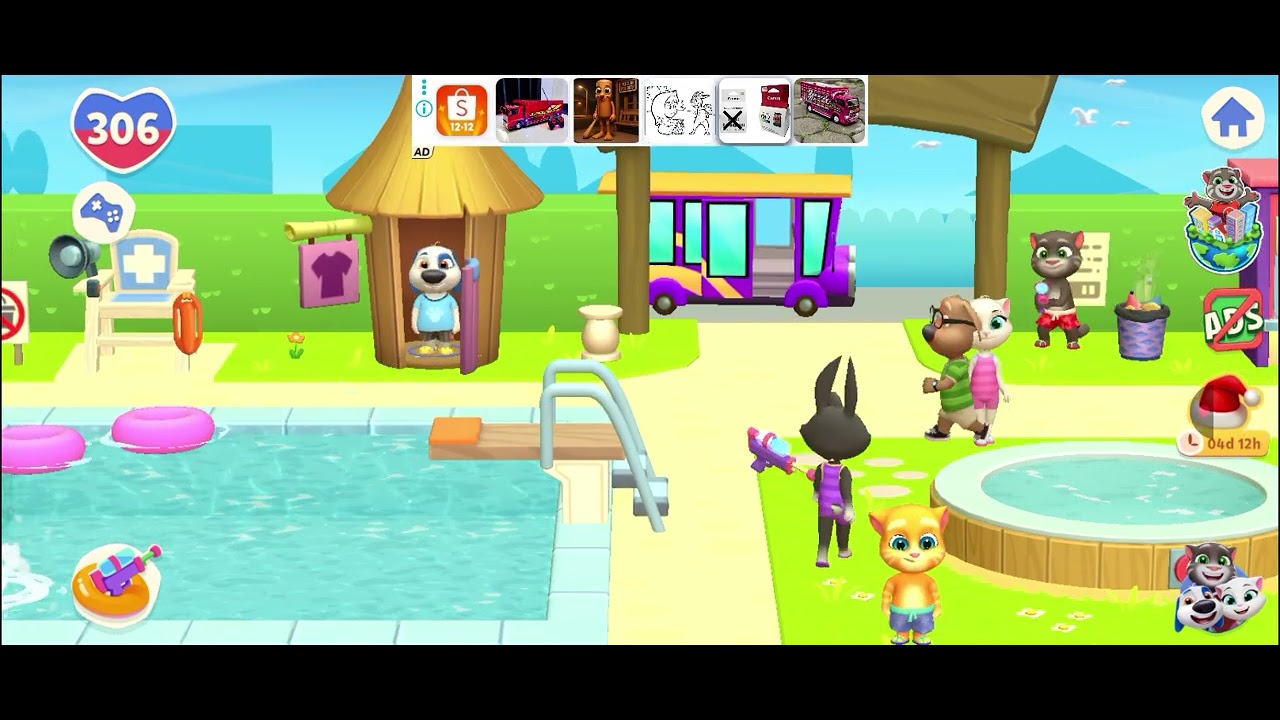 Mega Update🎅|Talking Tom friends 2 part 7|Christmas and Ginger