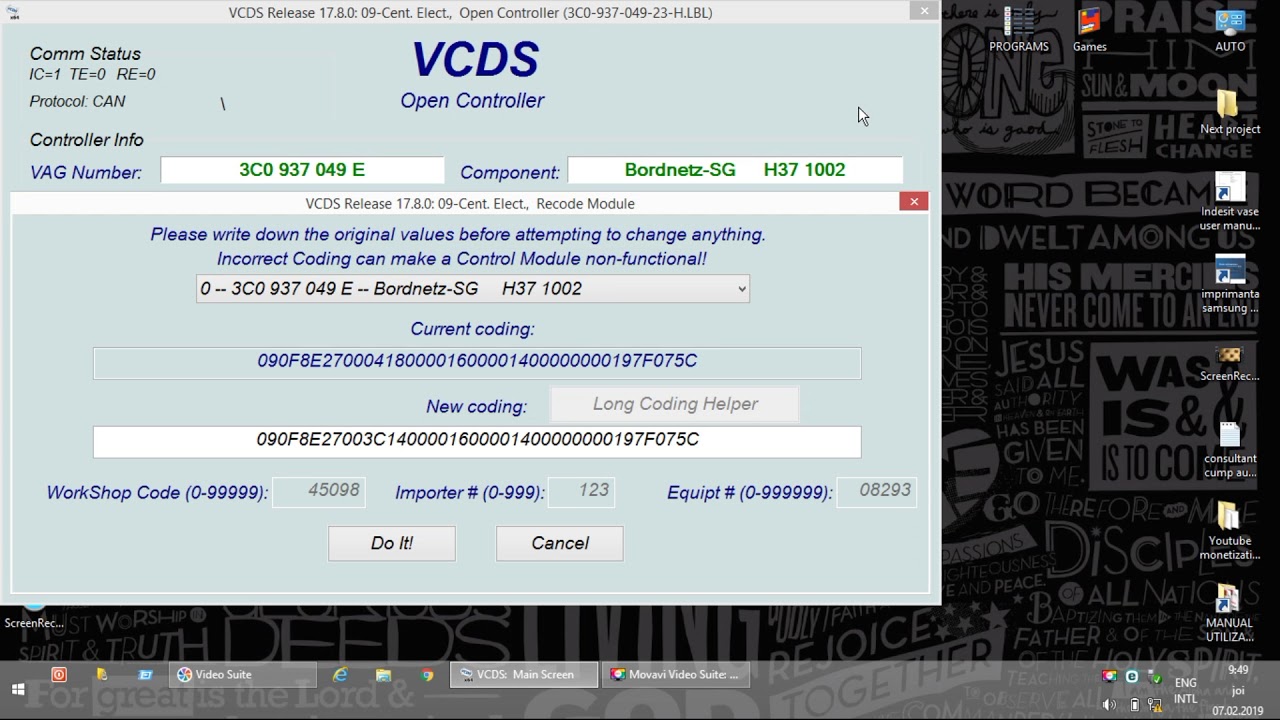VCDS - VW Golf MK5 - Headlight Washer Delay