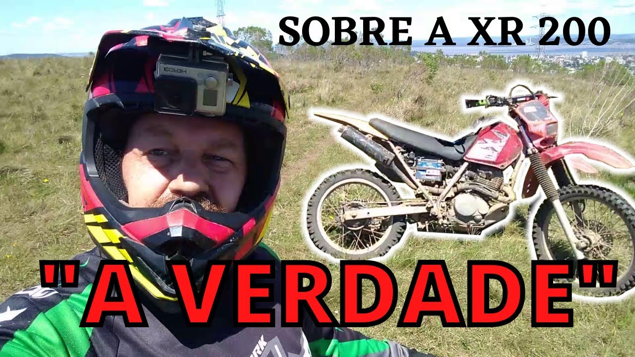 A VERDADE sobre a XR 200 na TRILHA