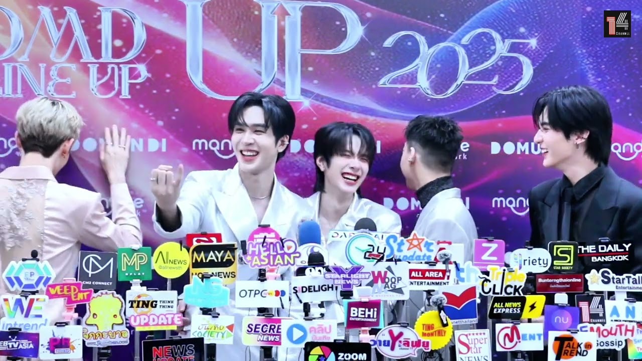 สัมภาษณ์นักแสดงอู่อู๋ - เซฟ - แพทจิ - ริวจิน - เจมส์ศุ #รักสุดใจนายแฟนบอยSeries #DMDLINEUP2025