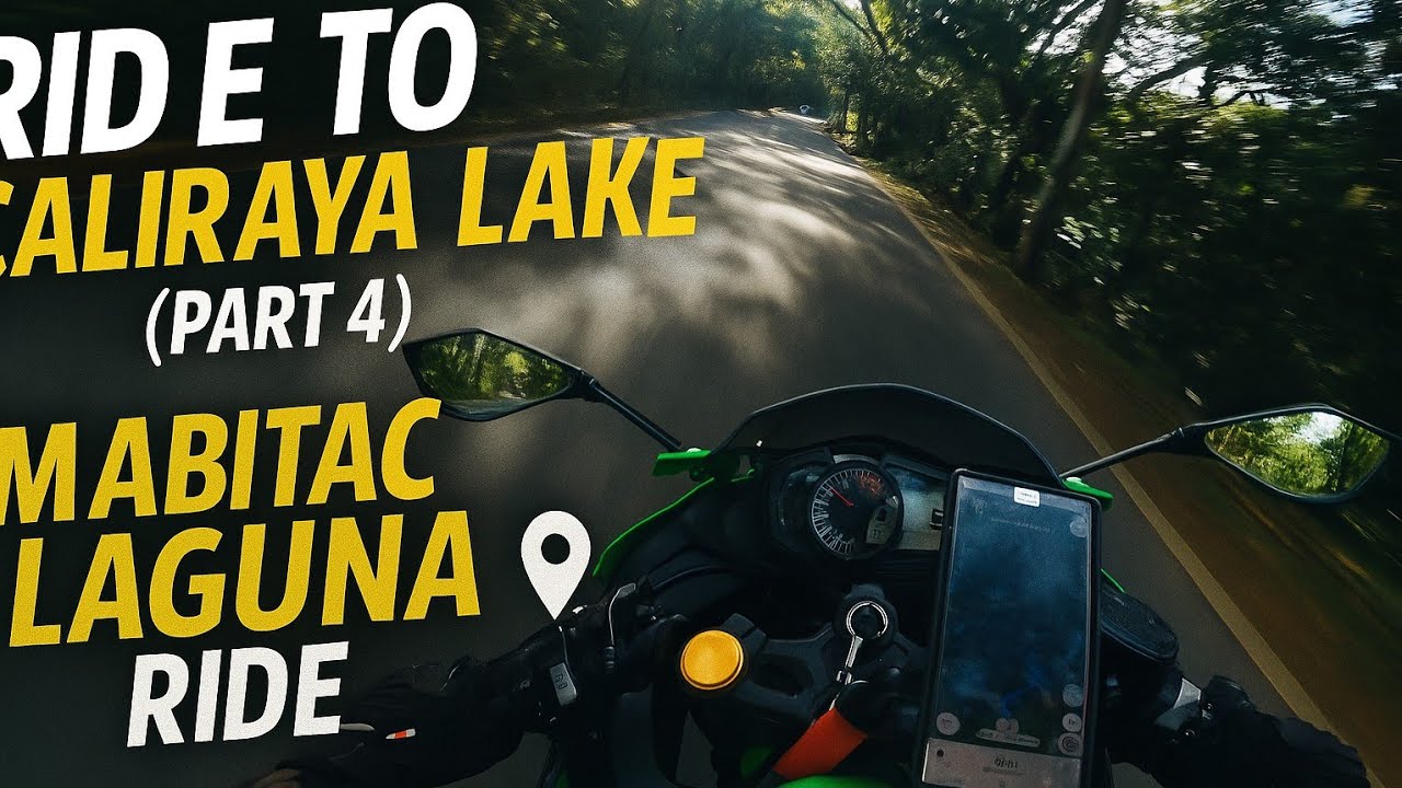 Ride to Caliraya Lake (Part 4) – Smooth Cruise Through Mabitac, Laguna 🏍️🌳