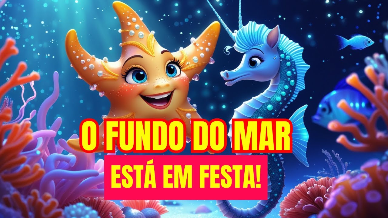 Festa no fundo do mar – Música infantil divertida 🐳🦈🦀