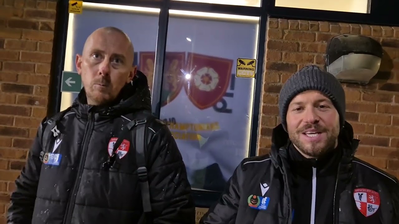 Chenecks 1-3 Hinckley: Ross Innes and Adam Davies chat