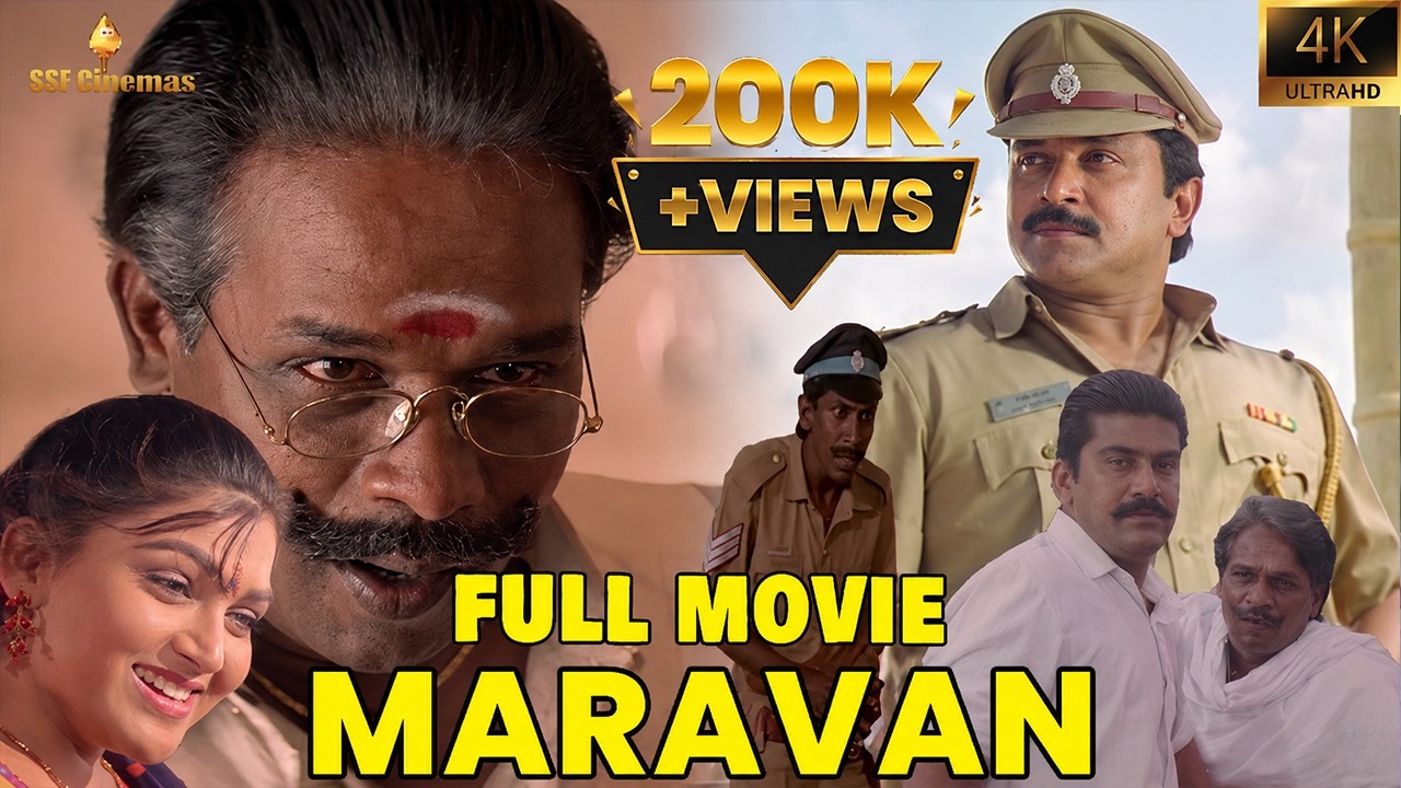 MARAVAN 4K Movie | Prabhu | Kushboo | Napolean | RP Viswam