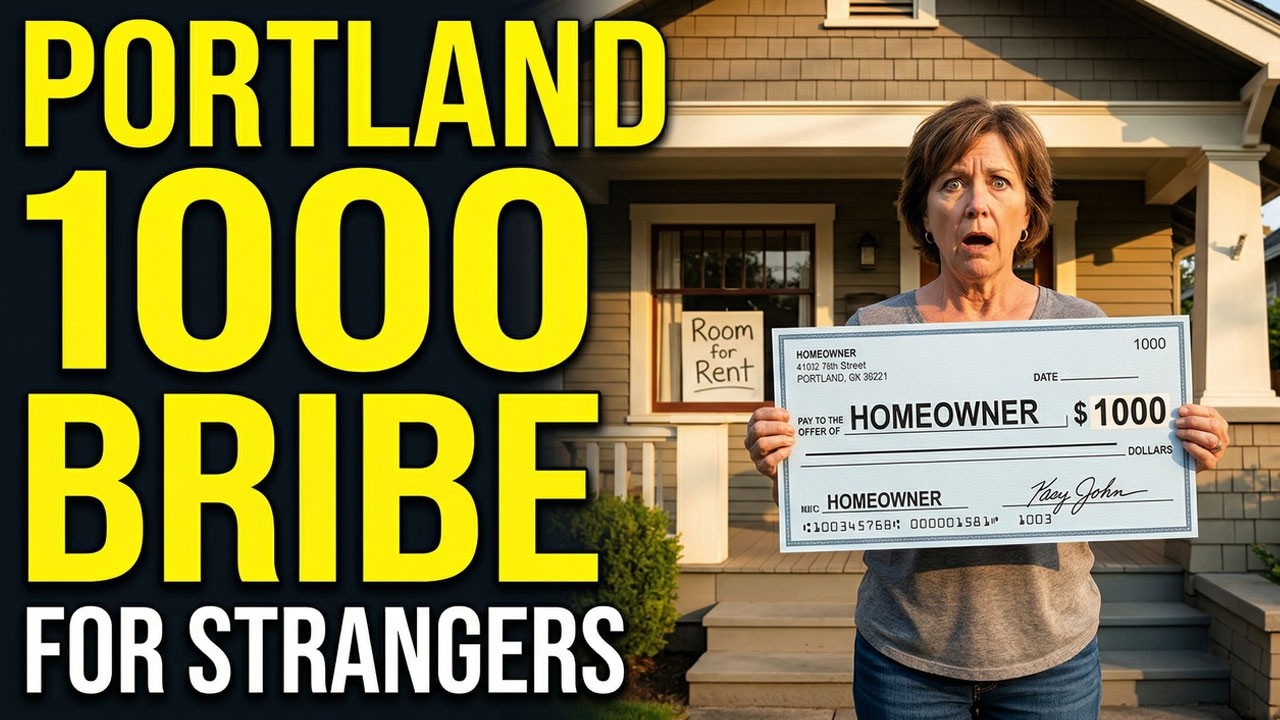 Portland BRIBES Homeowners $1K to Cram Strangers in Spare Rooms - Zero Damage Deposit