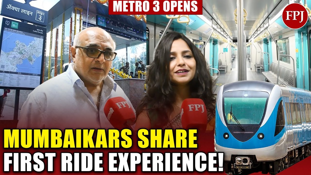 Linia Aqua metra w Mumbaju-3: Premier Modi otwiera ostatnią fazę | Mieszkańcy Mumbaju dzielą się ...