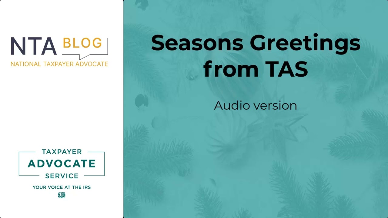 NTA Blog: Seasons Greetings from TAS
