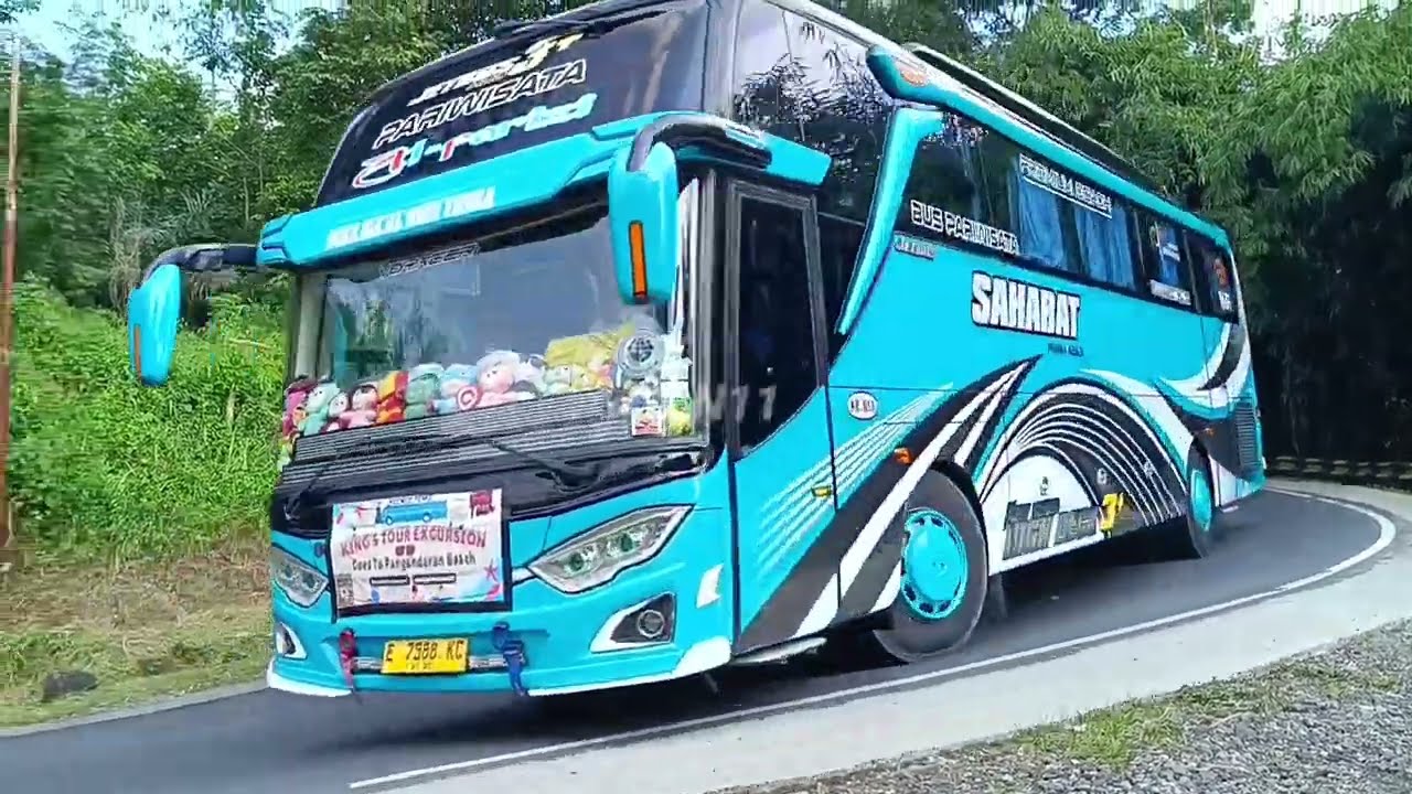 Mobil bus telolet dari pagi sampe siang spek kenceng nih bus!