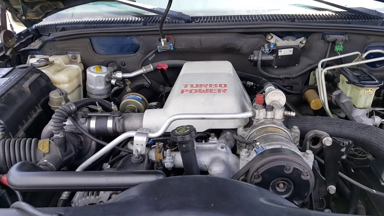 1999 Chevy Tahoe 2 door w/ 6.5 Turbo Diesel Walkthrough and exhaust sound
