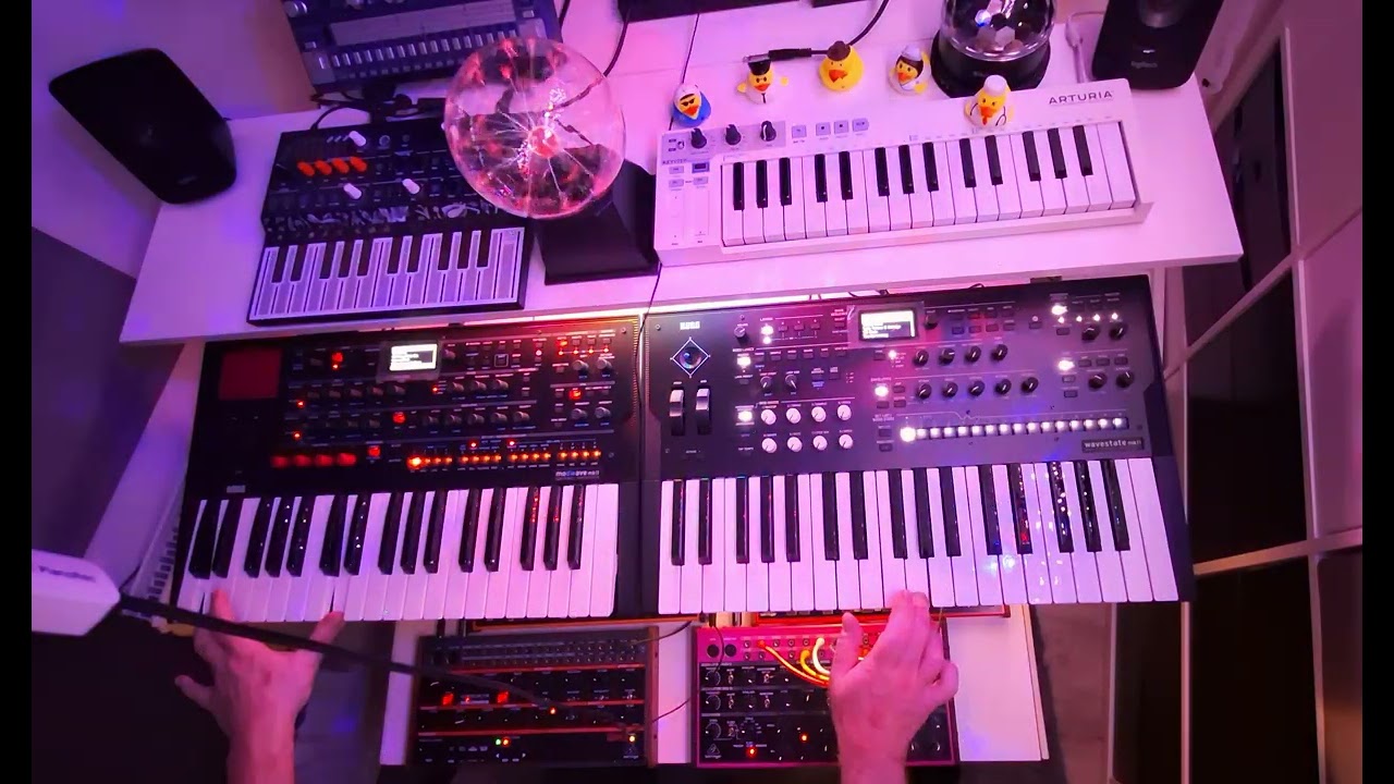 #Behringer Edge #Korg Modwave MK2 #Korg Wavestate MK2 #JAM #Korg PianoRec #new music style psybeats