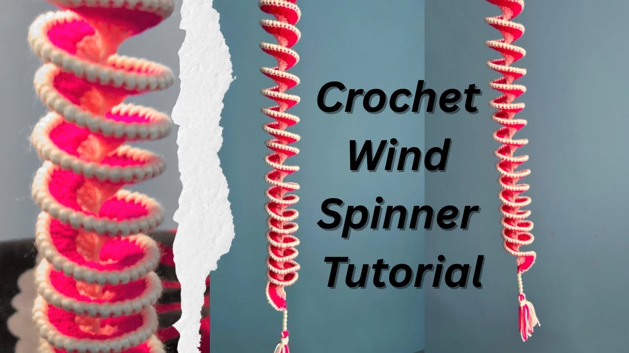 Easy crochet wind spinner tutorial Dancing in the wind 🌸🌀 My new favorite decor – wind spinner vibes