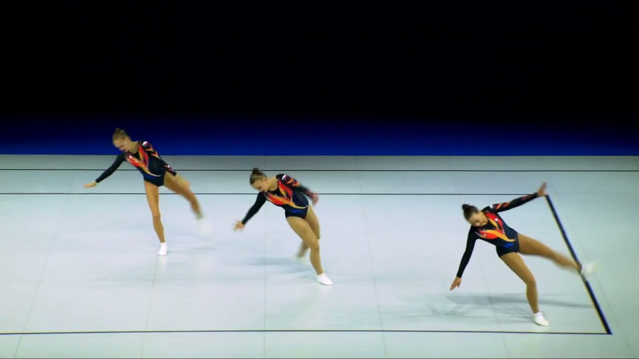 Czech Republic 1 (CZE) - 2024 Aerobic Worlds, Pesaro (ITA) Qualifications Trio