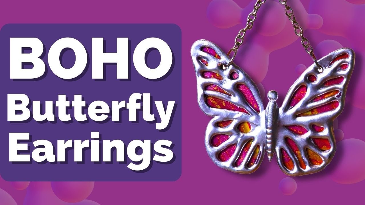 How To Create BOHO Butterfly Earrings