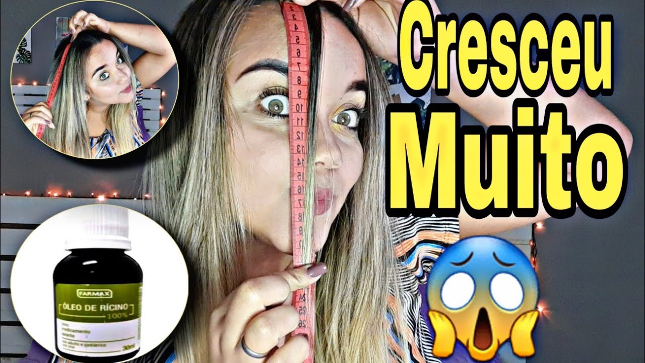 RESULTADO DO ÓLEO DE RÍCINO NO MEU CABELO/30 DIAS USANDO😱😱😱