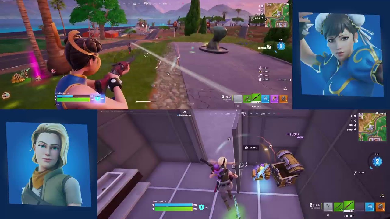 Fortnite splitscreen