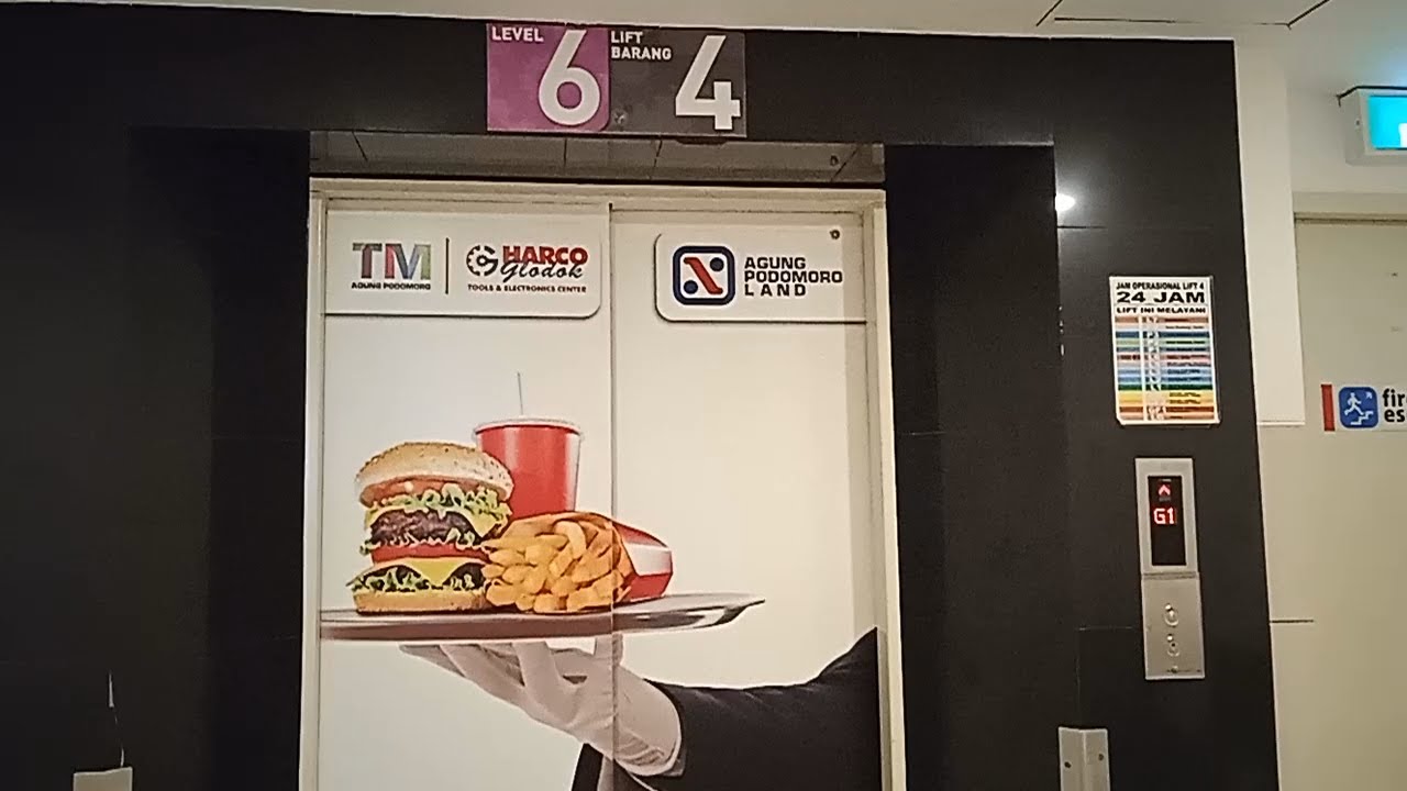 Sigma IRIS NV Traction Service Elevator at Harco Glodok, Jakarta (Lift Service 4)
