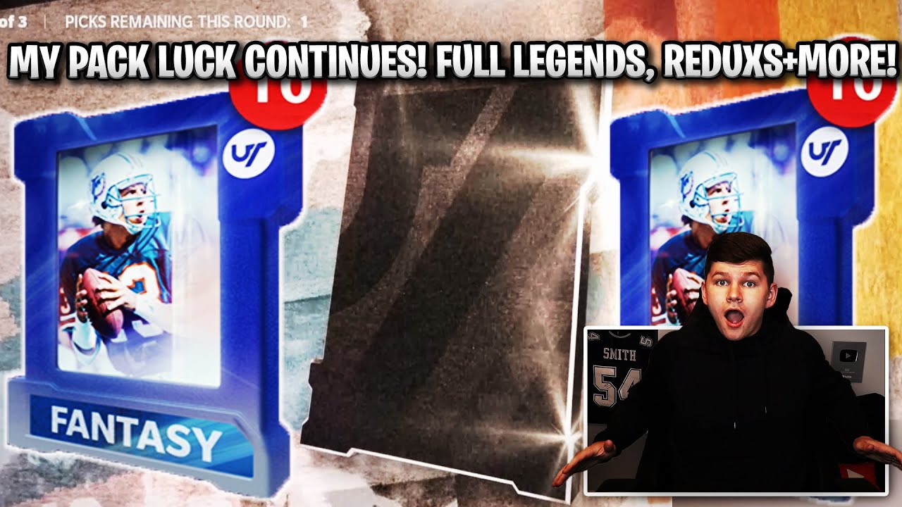 MY PACK LUCK CONTINUES! FULL LEGENDS, REDUX PULLS, AND MORE! | MADDEN 21 ULTIMATE TEAM