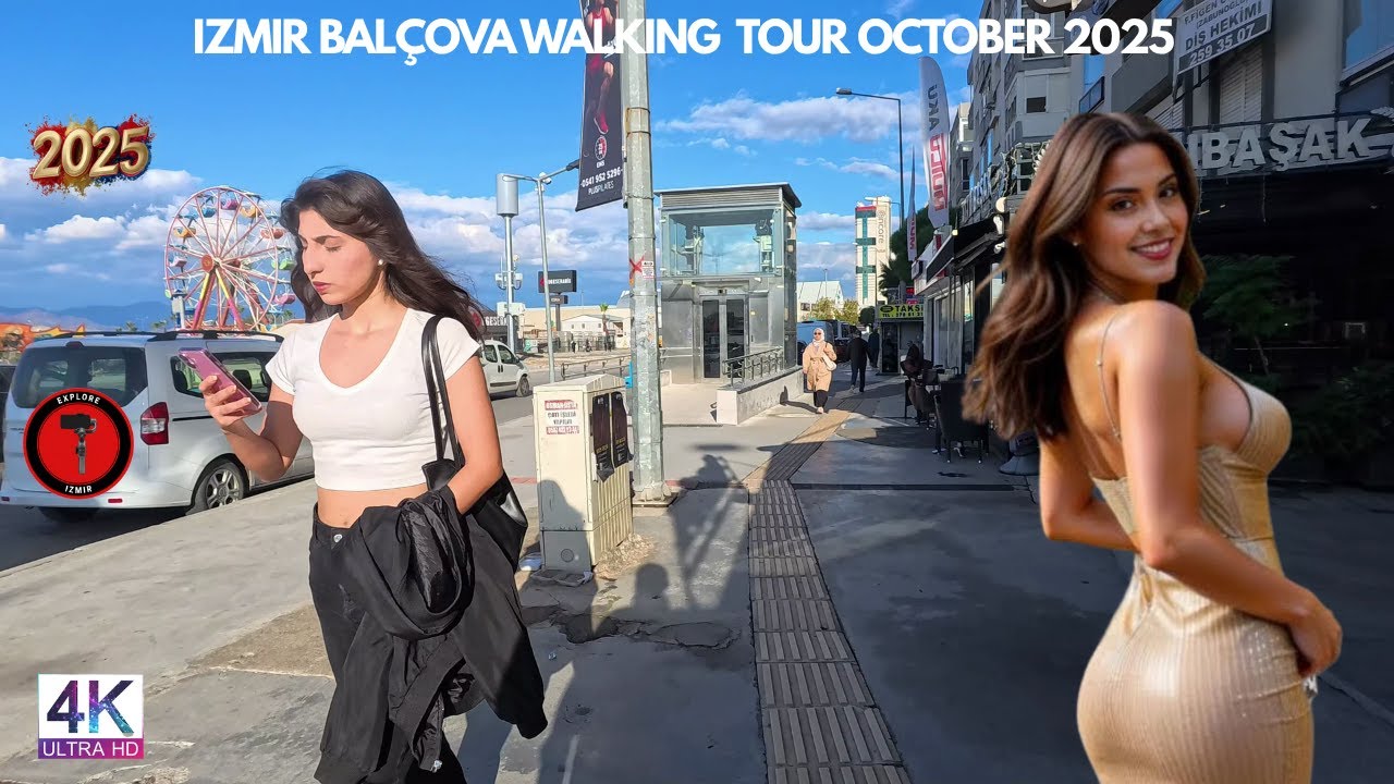 🇹🇷 IZMIR BAL&Ccedil;OVA 2025 Walking Tour | 4k UHD 60fps | İZMİR T&Uuml;RKİYE
