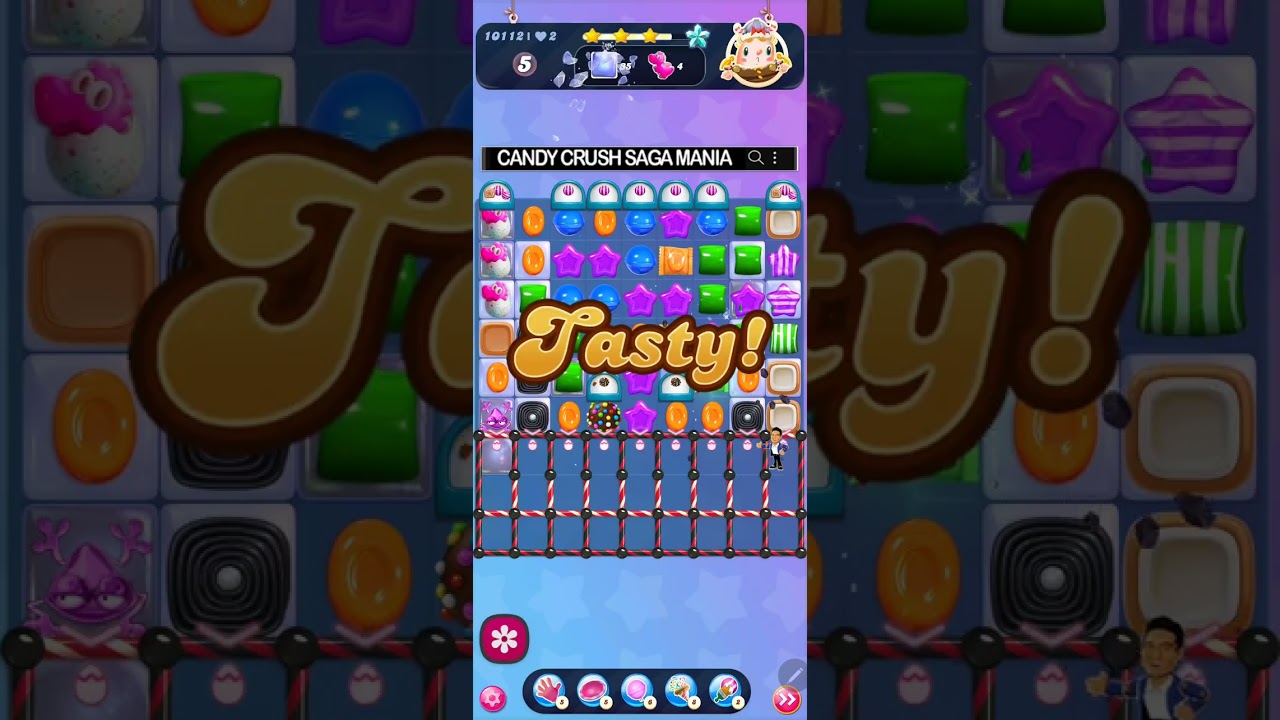 Candy Crush Saga Level 10112 NO BOOSTERS ✅🔄 Frogtastic Mastery on the First try SSC 26 MARIO LOPEZ