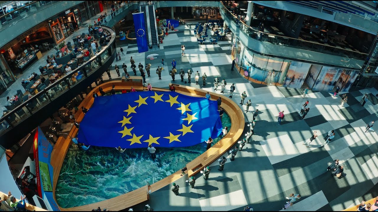 Militärmusik Kärnten - Ode an die Freude (Flashmob)