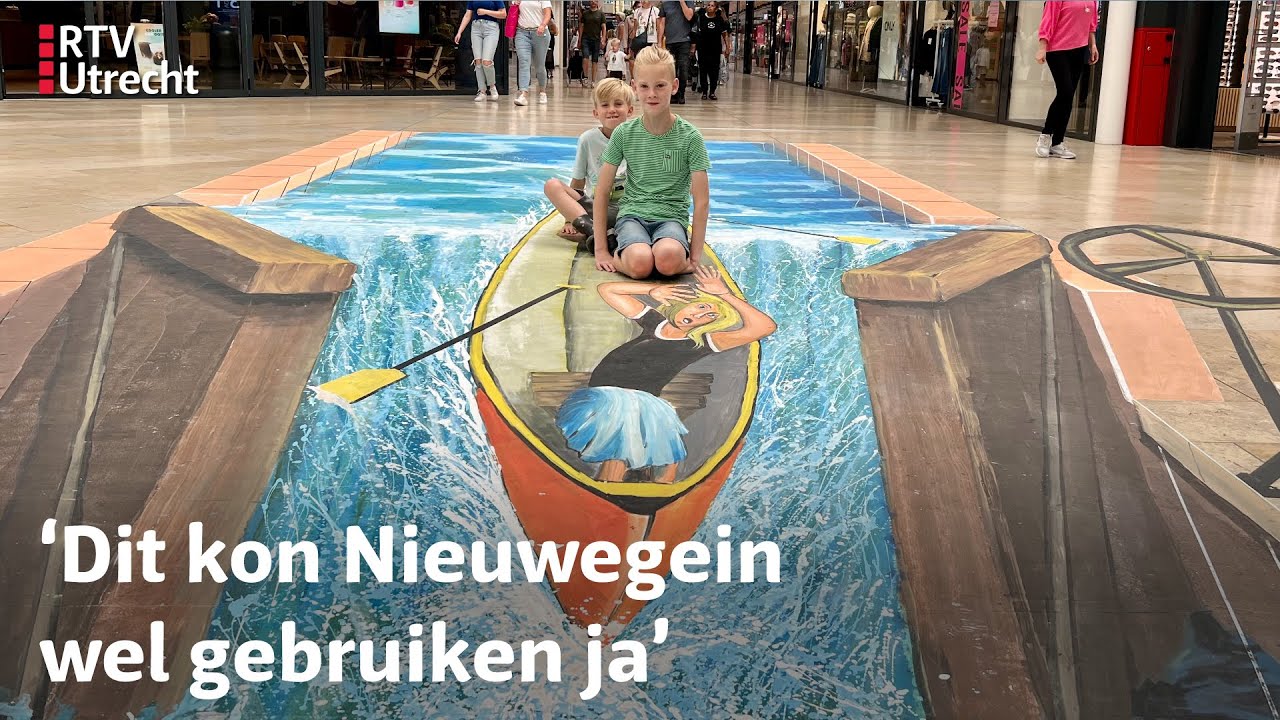 Deze levensechte straatkunst moet de Nieuwegein hipper maken | RTV Utrecht