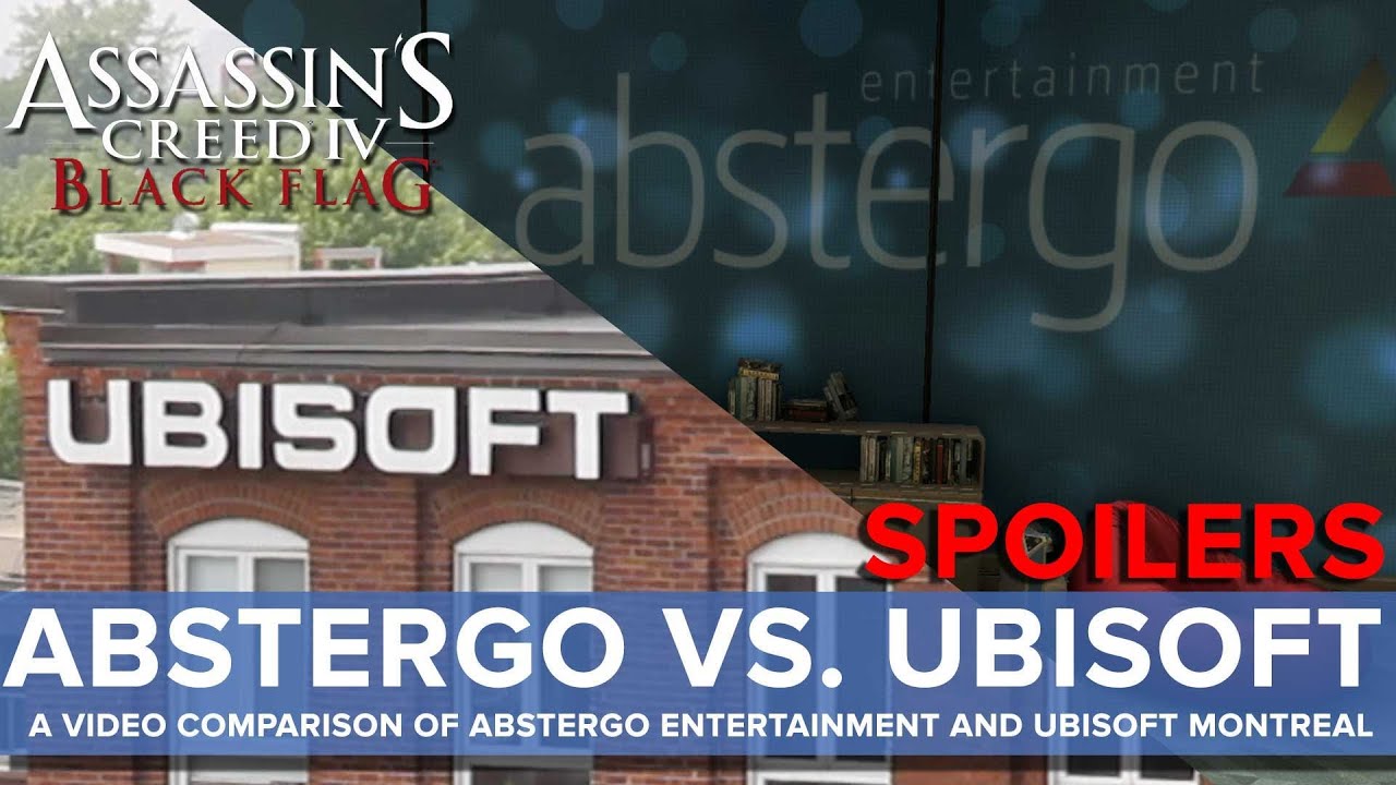 Abstergo vs. Ubisoft - A Video Comparison Of Abstergo Entertainment and Ubisoft Montreal - Eurogamer