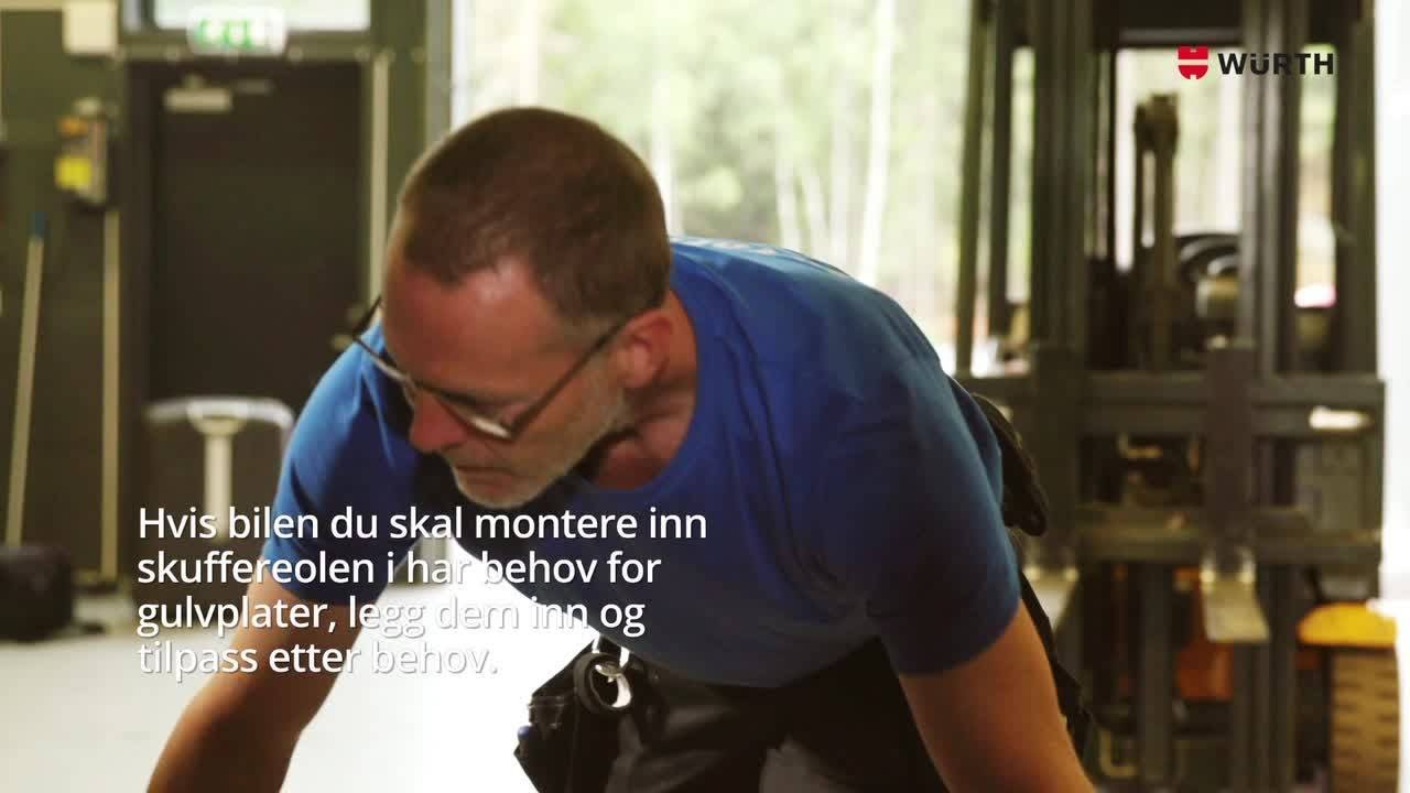 Würth bilinnredning - reol del 2  | Würth Norge