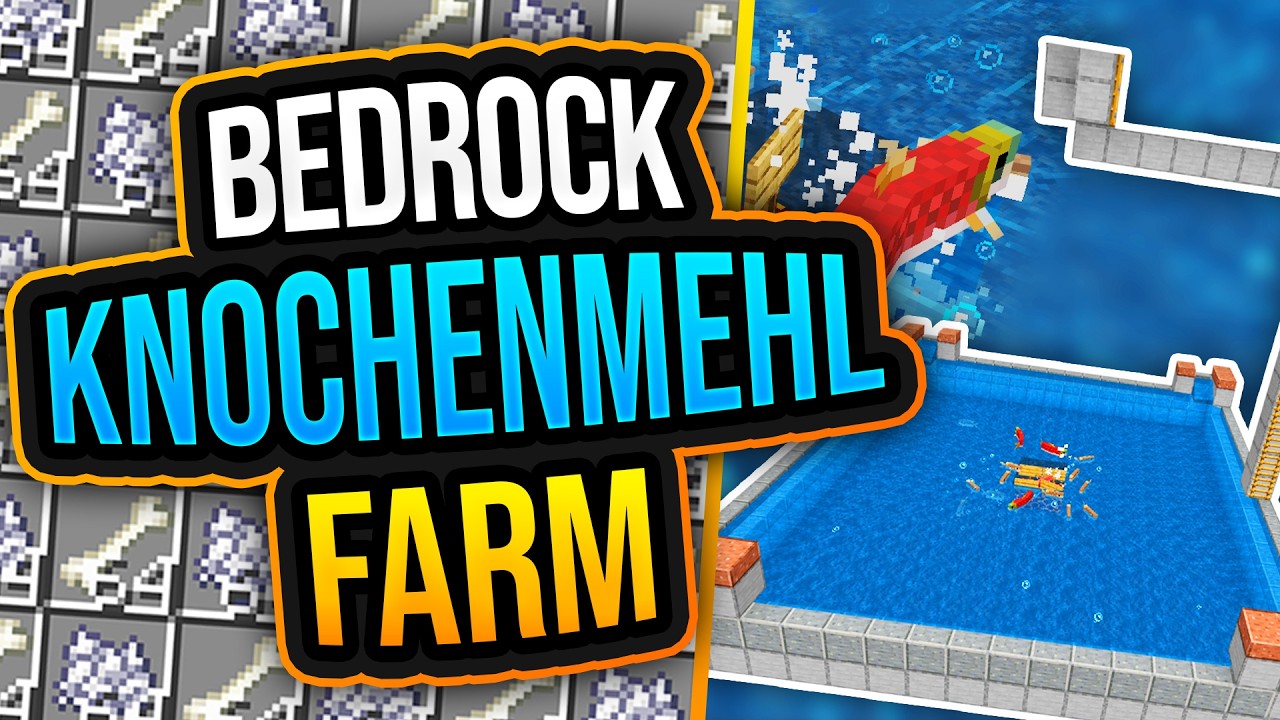 KNOCHENMEHL FARM MINECRAFT BEDROCK 1.21
