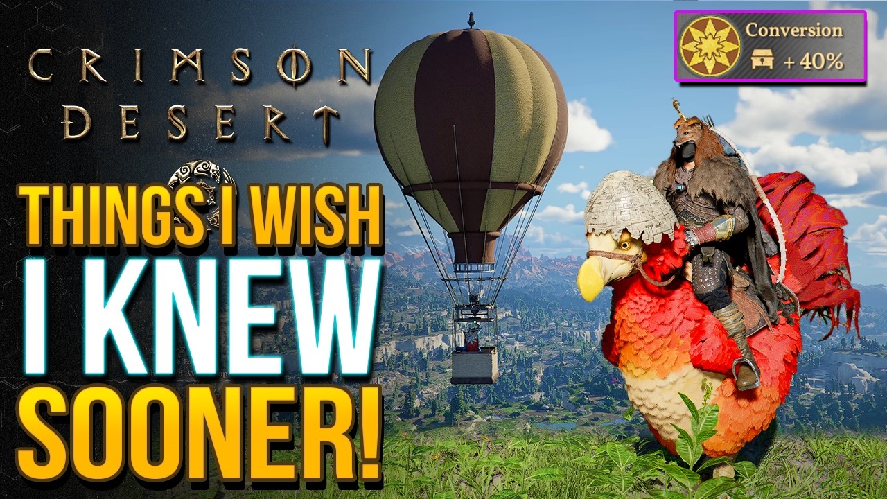 Crimson Desert - Tips & Tricks I Wish I Knew Way Earlier!