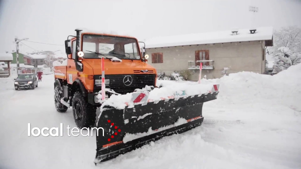 Valle Po sommersa dalla neve, la situazione a Paesana (Cuneo)
