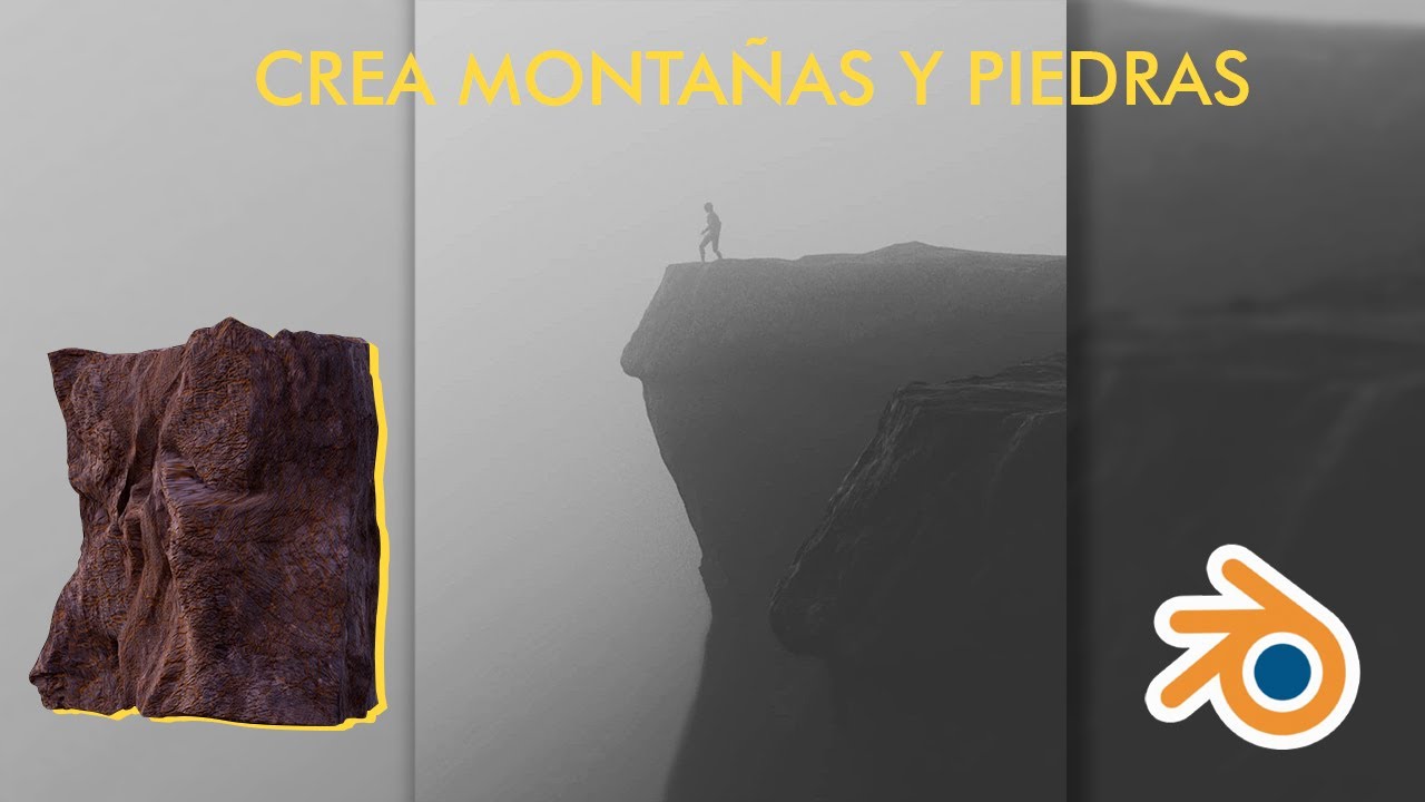BLENDER TUTORIAL: MODELANDO PIEDRAS Y MONTAÑAS EN BLENDER