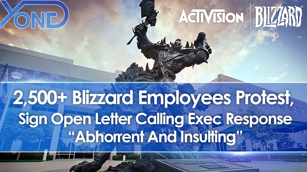 2500+ Activision Blizzard Devs Sign Letter, Call Exec Response To Allegations Abhorrent & Insulting