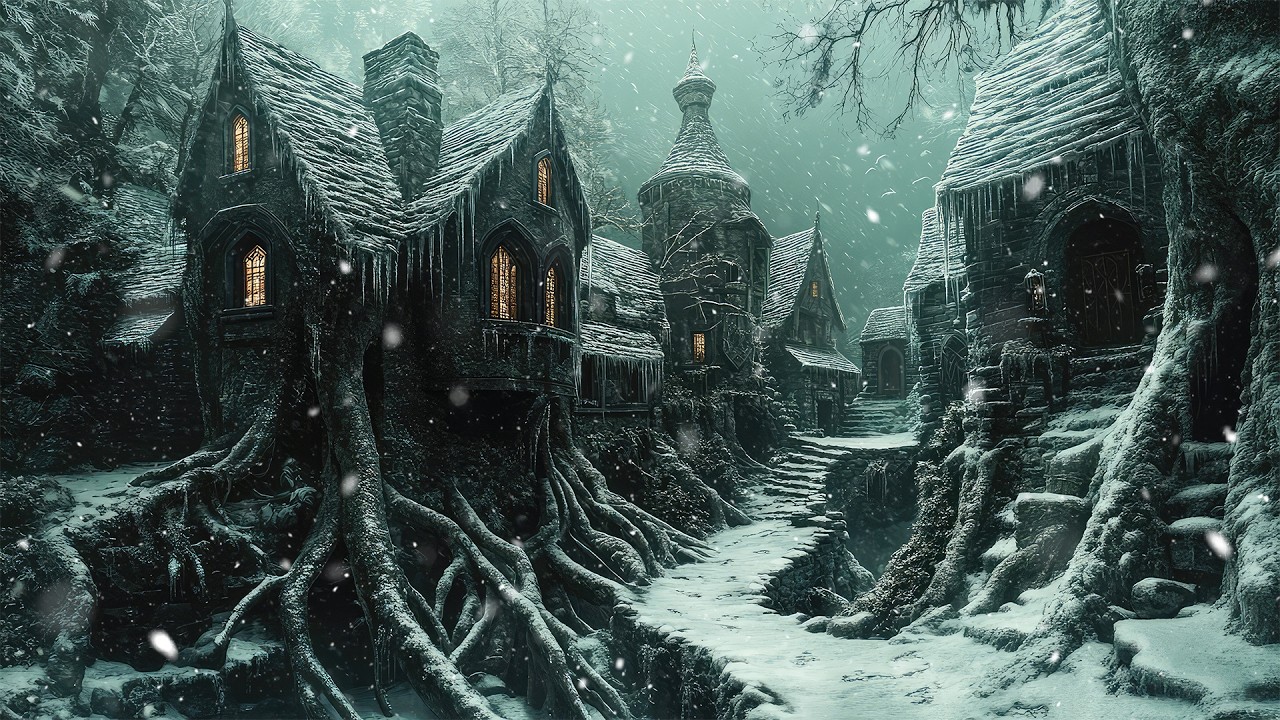 Frozen Rootbound Village | Medieval Celtic Winter Ambience for Inspiration and Creativity