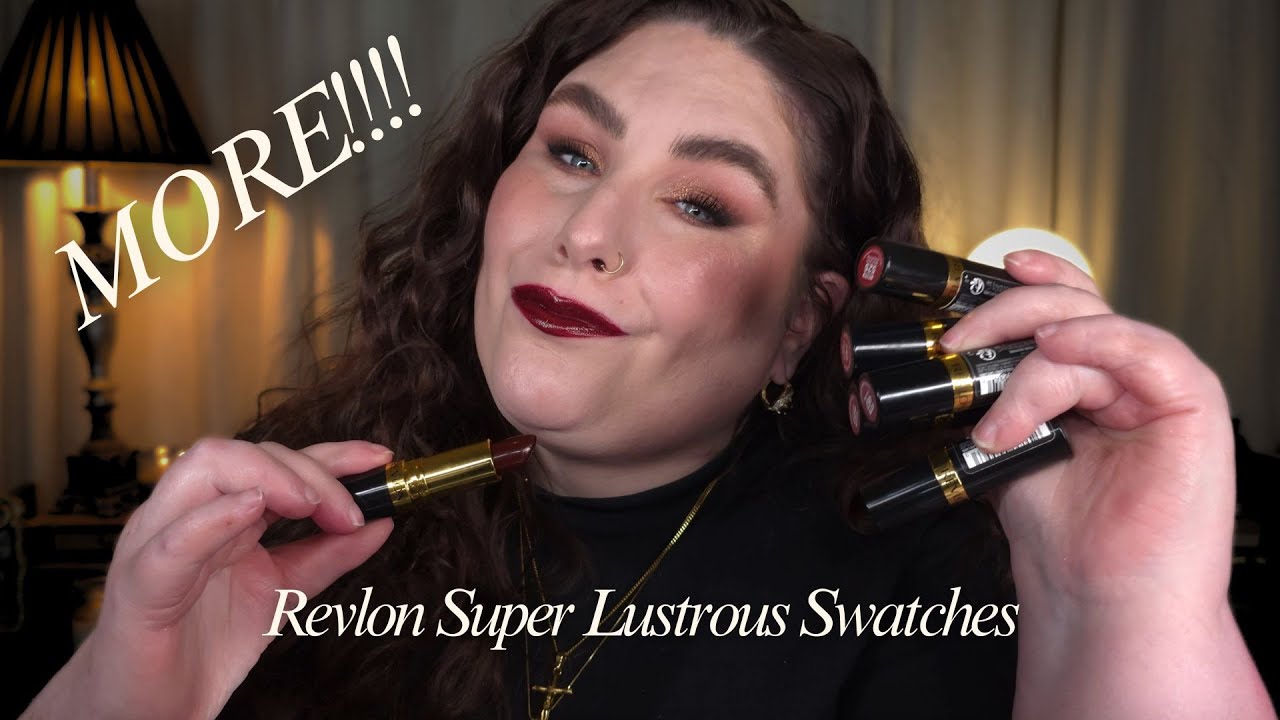 Ещё больше!!! Свотчи помады Revlon Lips Super Lustrous.