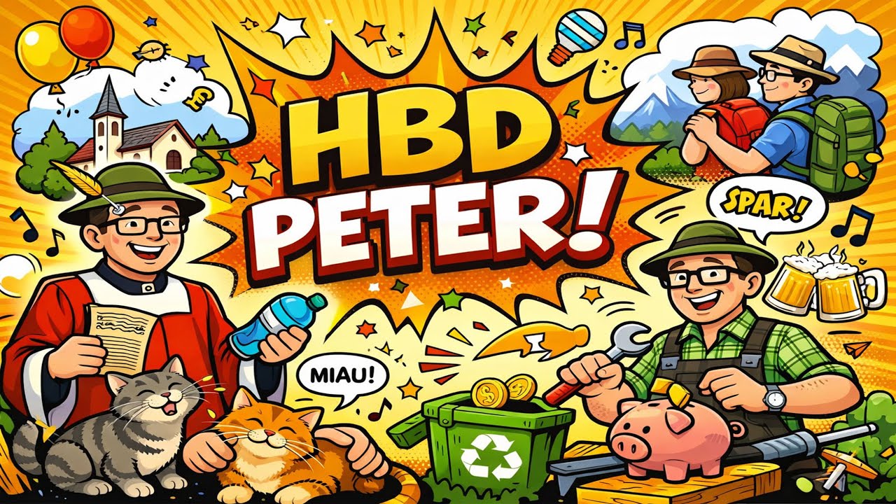 Peter – unser Schwaben-Held | Geburtstagssong 2026 | Alles Gute zum Geburtstag - ©Szwenp