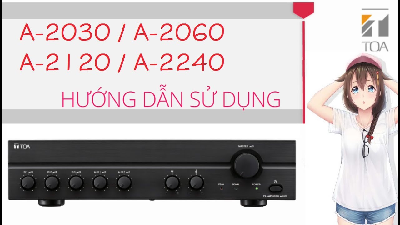 AMPLI TOA A-2030/A-2060/A-2120/A-2240