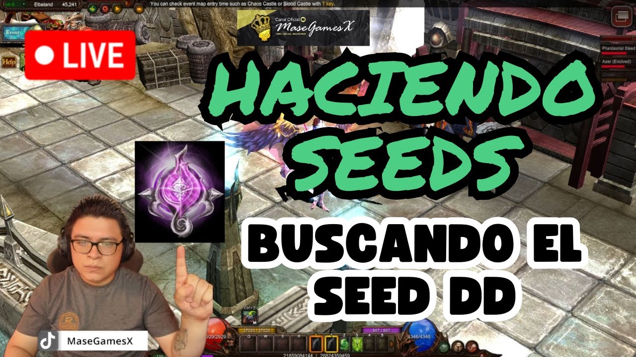 👑 Haciendo Seeds y Conversando con el Chat - Mu Online😎