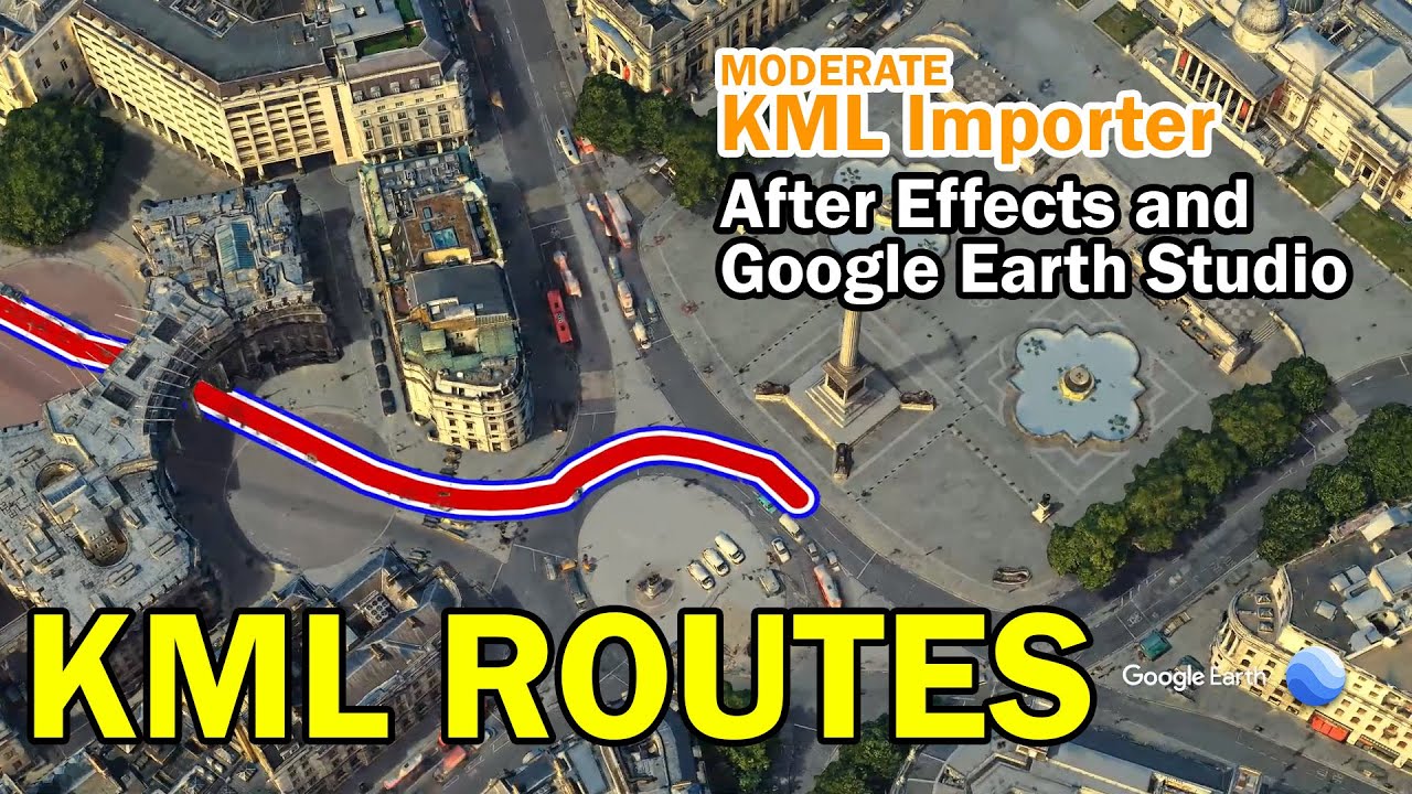 KML in After Effects/Google Earth Studio (FREE script).