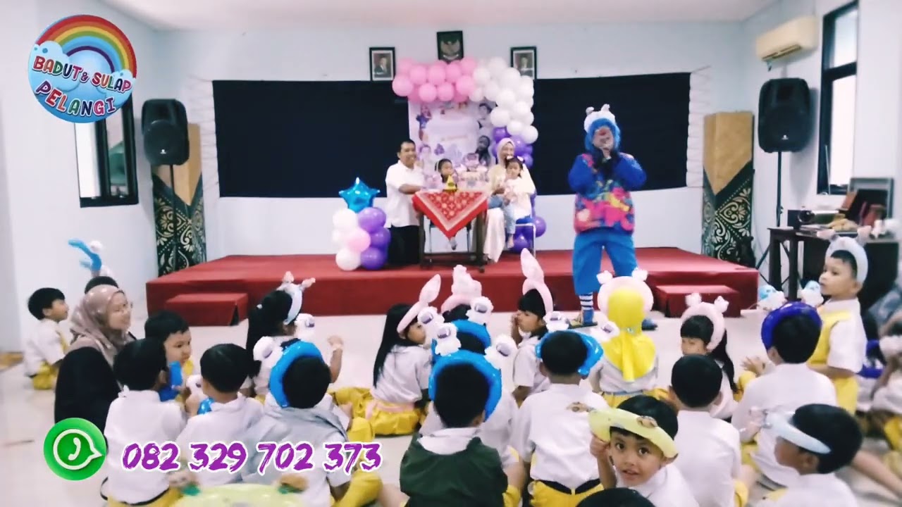 Om Badut Sanggar Pelangi 🌈http://wa.me/6282329702373#badut #viral #semuaorang