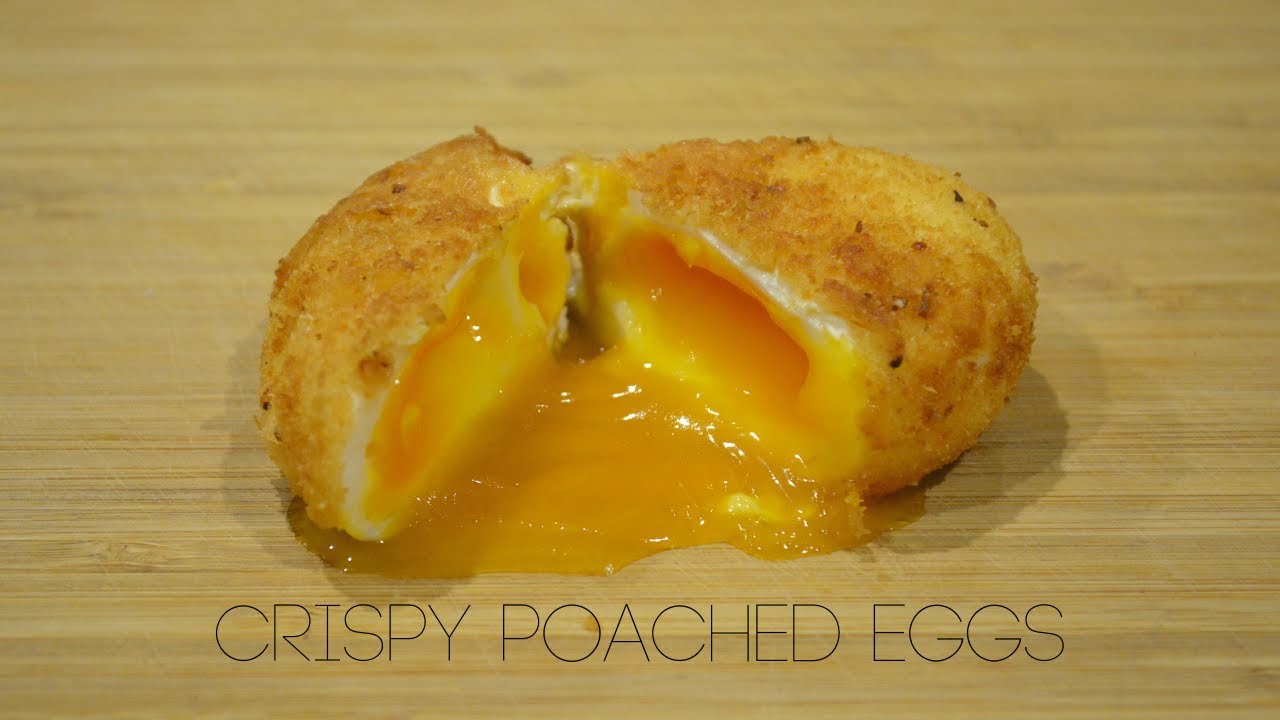 Crispy Deep Fried Poached Eggs