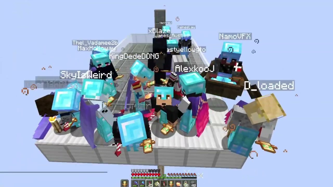 2b2t.org minecraft PvP server - xcc2/BigNick0 Landing Failure - August 2022