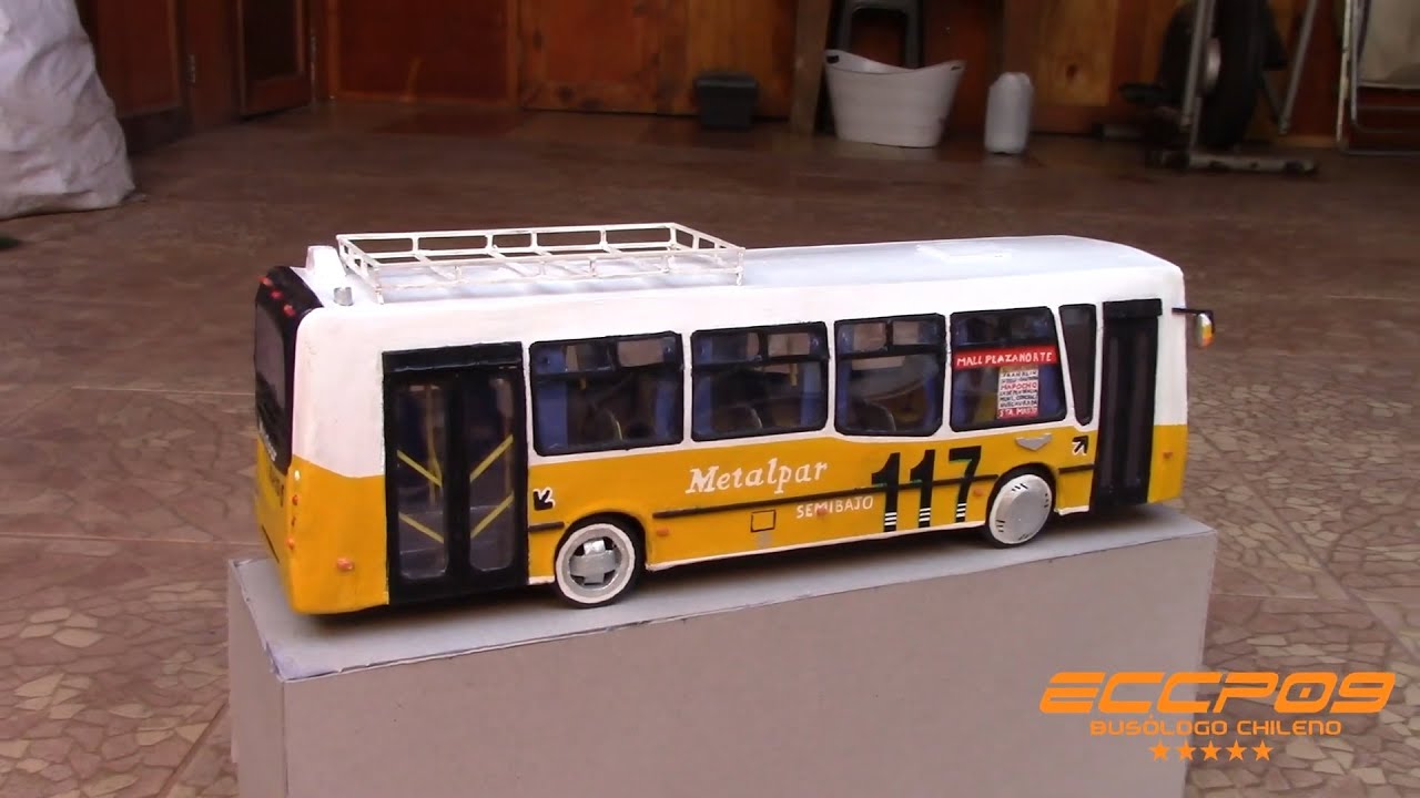[Maqueta] Metalpar Tronador / Linea 117 [Micros Amarillas]