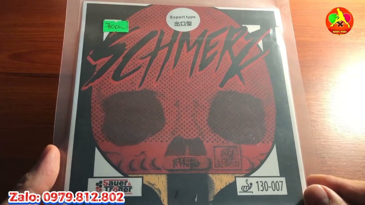 Review mặt vợt gai thủ của Đức Sauer Troeger Schmerz vô cùng độc dị 