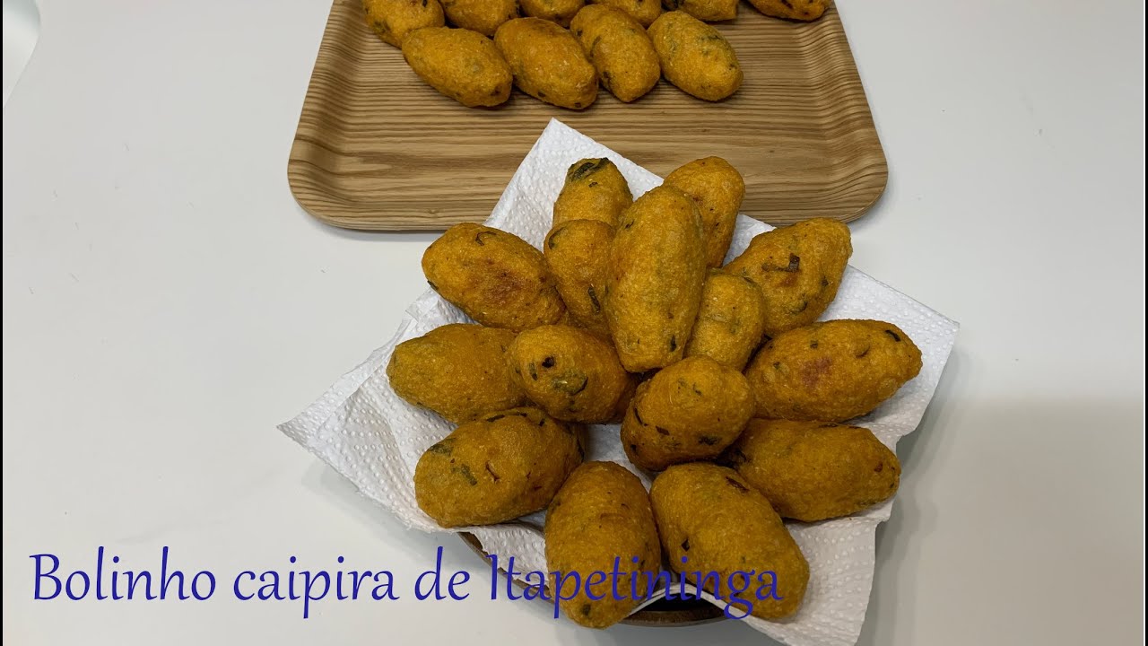 Bolinho de frango caipira de Itapetininga