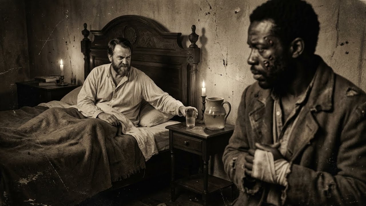 Ele zombou do Escravo Leproso...Sem saber que ele cuspiu no Jarro de Água da Cama todas as noites