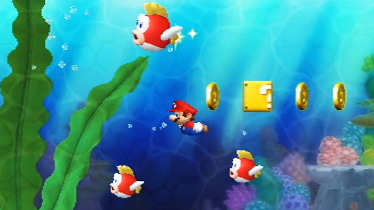 New Super Mario Bros. Wii 100% Walkthrough - World 4 (All Star Coins & Secret Exits)